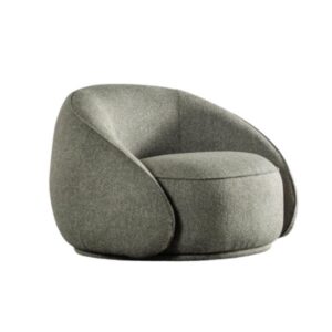Carson Lincoln Curved Armchair Bayleaf Green