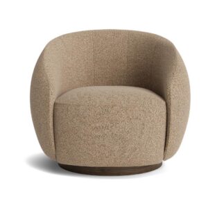 Lark Swivel Armchair Brown