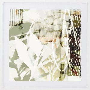 Moss 1 Artwork White Frame