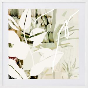 Moss 2 Artwork White Frame