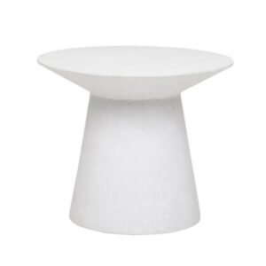 Livorno Round Side Table - White