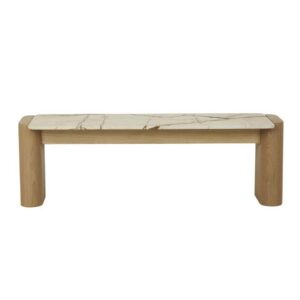 Floyd Bench Ash Brown Vein Marble