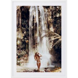 Exotic Hair Care Slim Aaron Artwork White Frame