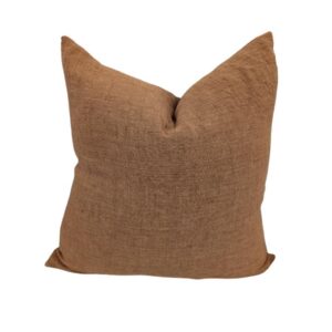 Euro linen Cushion Rust