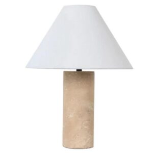 Siena Travertine Table Lamp