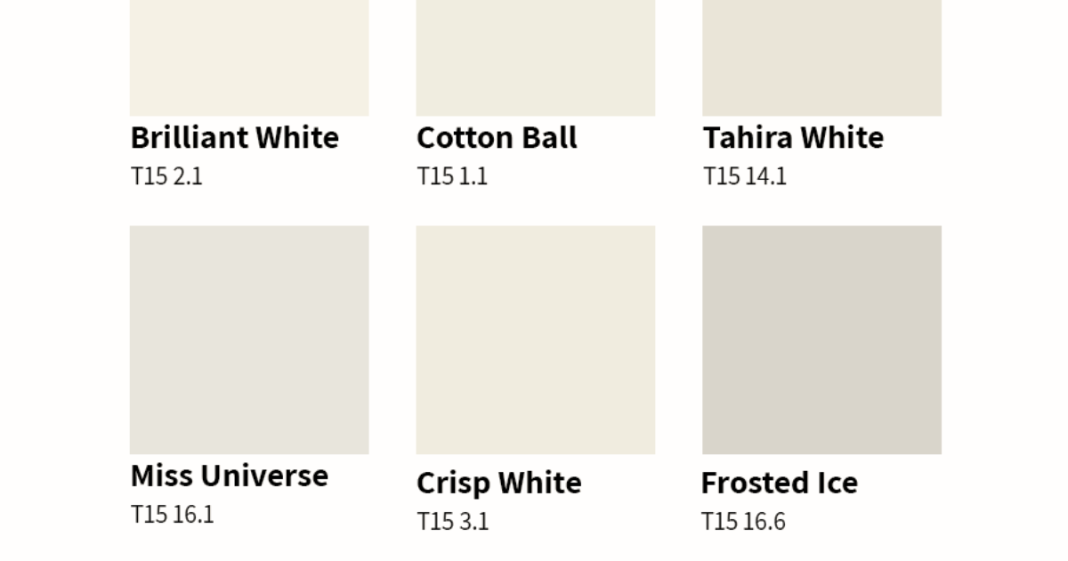 Taubman's different shades of white evoke different emotions depending on their undertone. Tonal whites feel more "lived in", whilst flat whites can feel too clinical when it comes to homes.