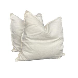 ivory linen cushion