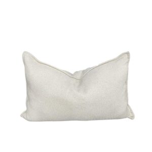 Lumbar linen weave cushion