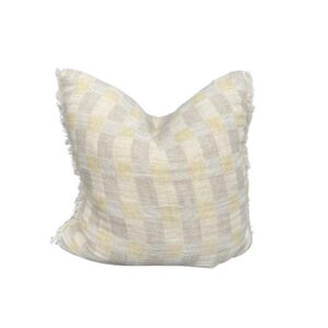 Butter Natural patterned Cushion