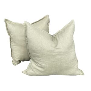 Green Linen Cushion