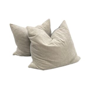 Natural Velvet Cushion