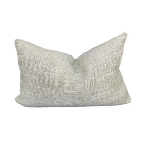 Lumbar Gray Linen Cushion