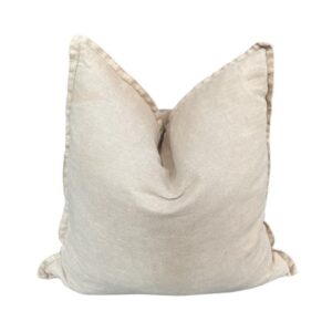 Natural Beige Linen Cushion