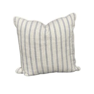 Blue Whie Striped Cushion