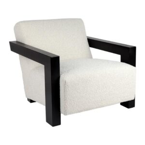Lennon Boucle Accent Chair Ivory