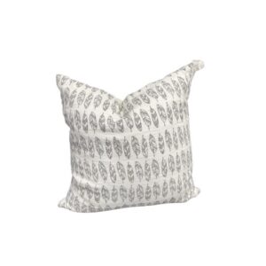 Gray Feather Cushion