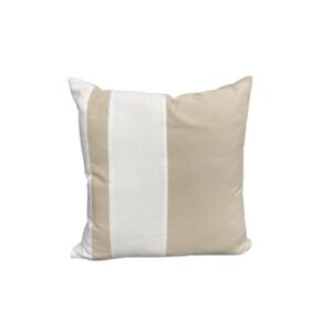 Outdoor Cream Beige Striped Cushion
