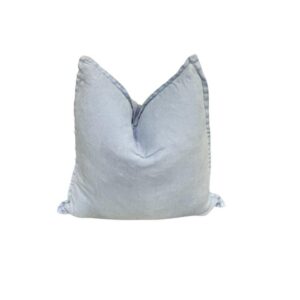 Light Blue Linen Cushion