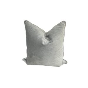 Gray Velvet Square Cushion