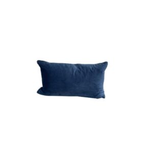 Navy Velvet Lumbar Cushion