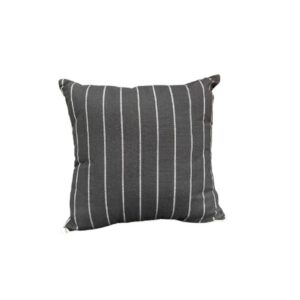 Charcoal Vertical Striped Cushion