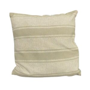 Natural Woven Striped Cushion