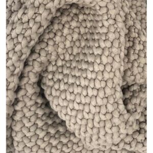 Natural Knit Throw
