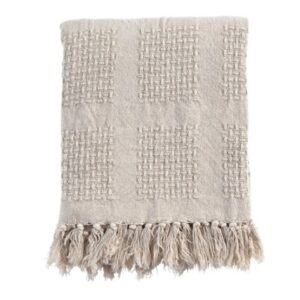 Tallow Throw Rug Beige