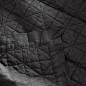 Panama Queen/King Coverlet Charcoal