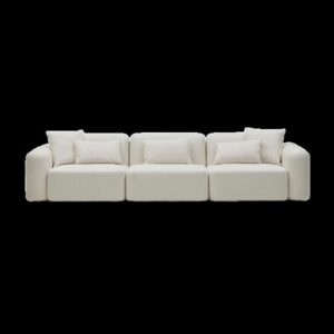 Pascal 3 Seater Modular Lounge Ivory
