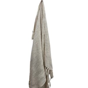 Raw Linen Throw
