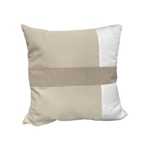 Outdoor Natural patchwork cushion