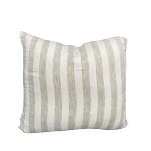 Outdoor Grey Striped Cushion