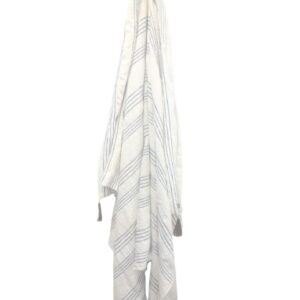 Harbour Stripe Linen Throw