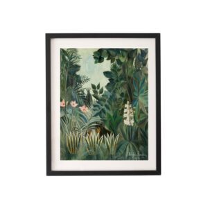 Equatorial Jungle Black Frame Artwork