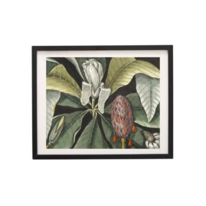 Magnolia Black Frame Artwork