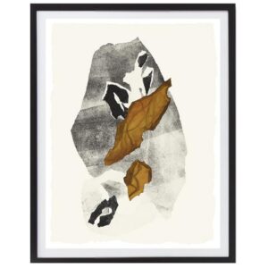 Tidal Marks 2 Artwork Black Frame