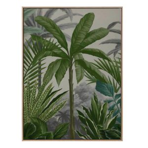 Las Palmas II Oak Box Frame Canvas Artwork
