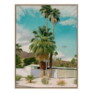 Topaz St Oak Box Frame Canvas Artwork