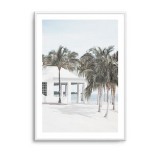 Pacifico II Artwork White Frame