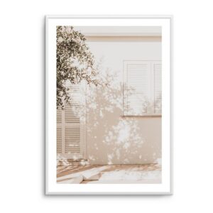 In the Afternoon Light Artwork White Frame