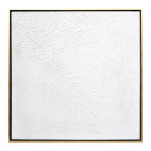 Snow White Canvas Artwork Gold Frame