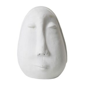 Large Ceramic Face Ornament Decor