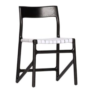 Daintree Dining Chair - Black/White