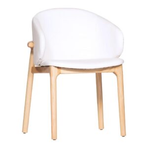 Nevada Dining Chair Natural/White