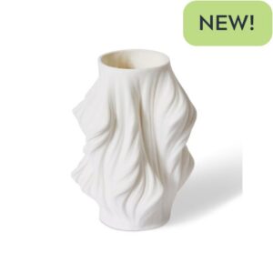 Blanca Vase Short White
