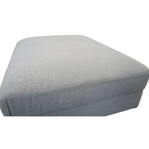 Elm Ottoman Monaco Grey Textured