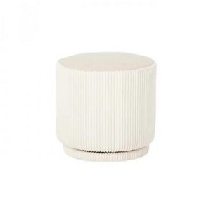 Kennedy Ridge Ottoman Ecru / Almond White