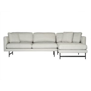 Boston 2 Seat Lounge + Chaise (RHF) Light Grey