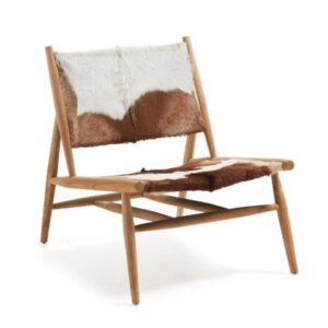 Soho Accent Chair Tan/White